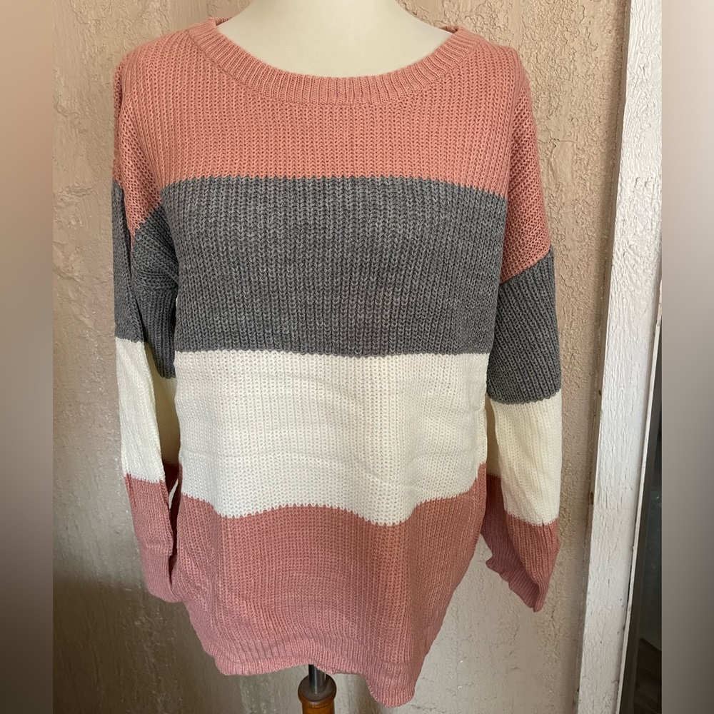 🌟SALE🌟Wide Striped Sweater